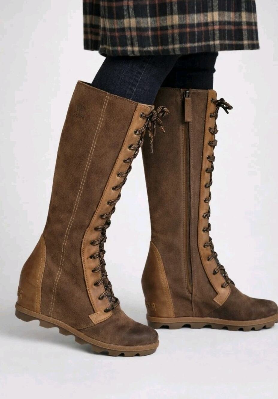 Sorel Joan Of Arctic Wedge II Tall Boots 7.5 Brown